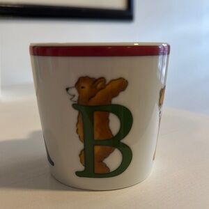 Tiffany & Co Alphabet Bears Porcelain ABC Child Mug